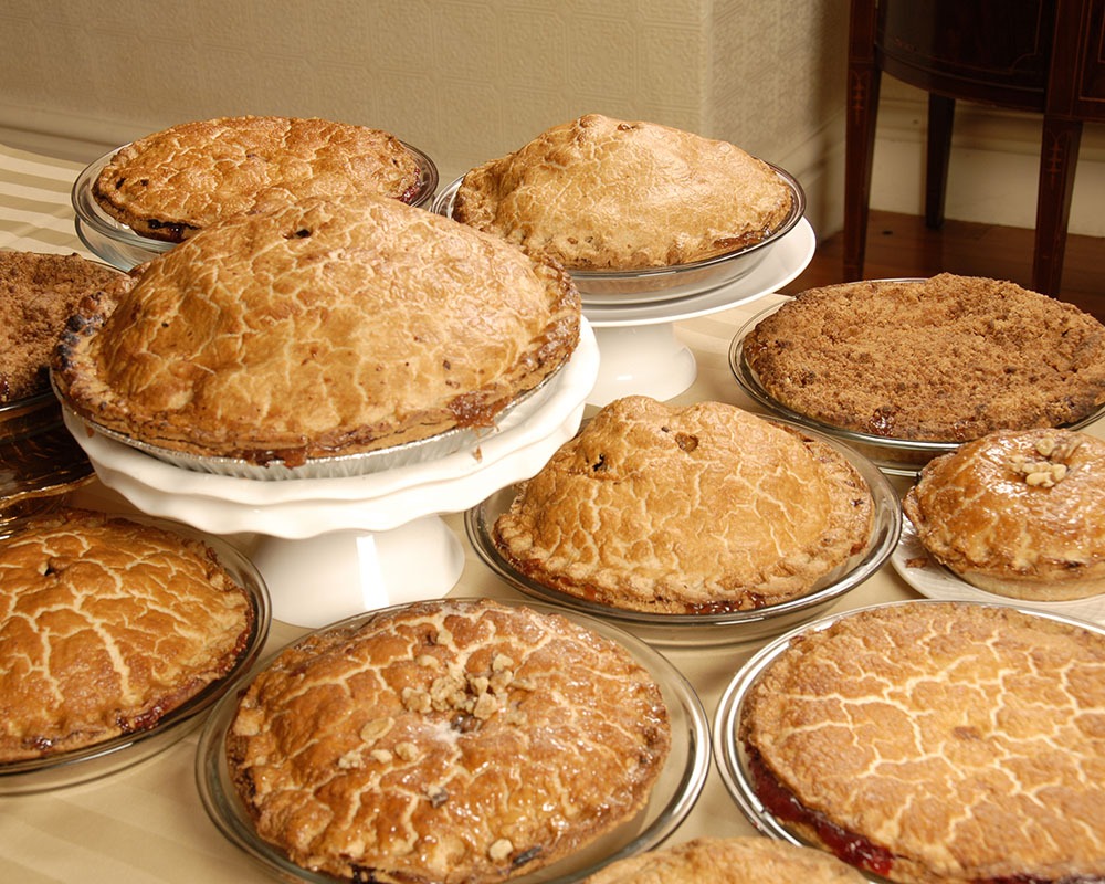 homemade pies at local grocery store